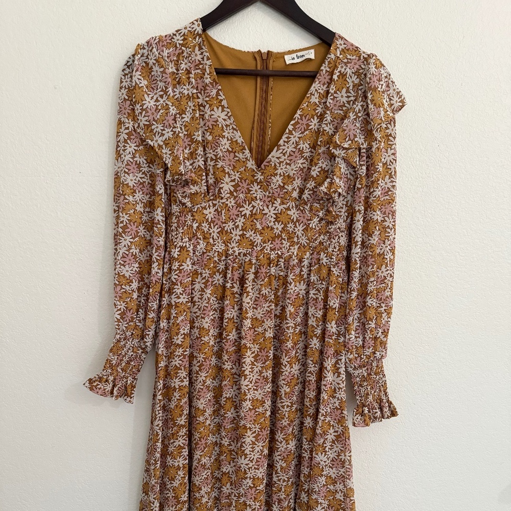 Long sleeve maxi dress